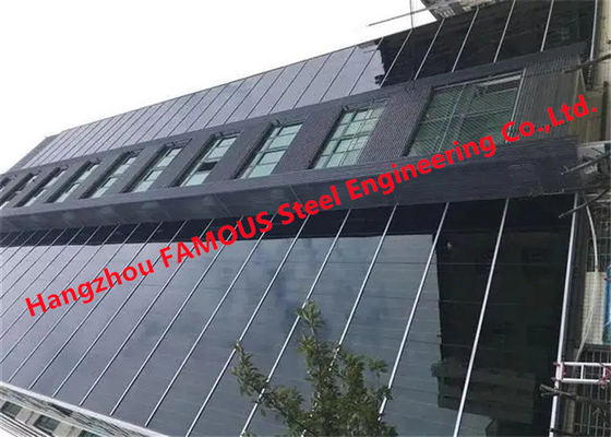 Çin Ofis Binası İçin Güneş Enerjili Bina Entegre Fotovoltaik Katlanır Perde Duvar Tedarikçi