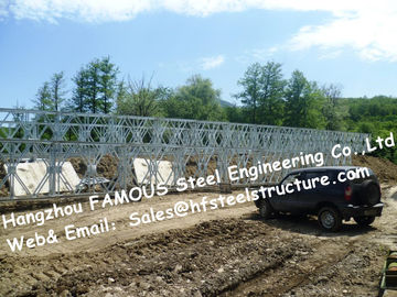 Çin Çelik Fabrikatör Temini Prefabrike Çelik Yapısal Bailey Köprüsü, Güçlendirilmiş Çelik Q345 Tedarikçi