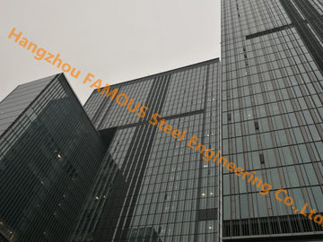Çin Prefabrik Çelik Çerçeve Çok Katlı Çelik Yapı / Çelik Yapı Ofis için Modern Tasarım Tedarikçi
