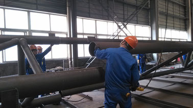 Çin Pre-mühendislik Bileşenleri Endüstriyel Çelik Yapı için Yapısal Çelik Fabrikasyon Tedarikçi