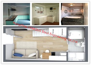 Çin Lüks Dekorasyon Prefabrik Modüler Ev Bina / Banyo / Mutfak / Lavabo / Yatak Odası Tedarikçi