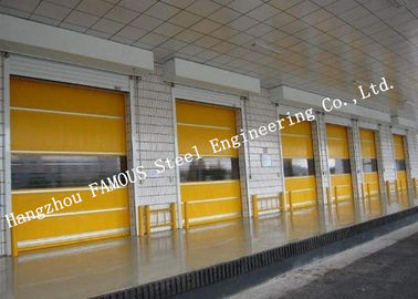 Çin Lojistik Merkezi İçin Elektrik Yüksek Hız Çelik Panjur Kapı PVC Yüzey Tedarikçi