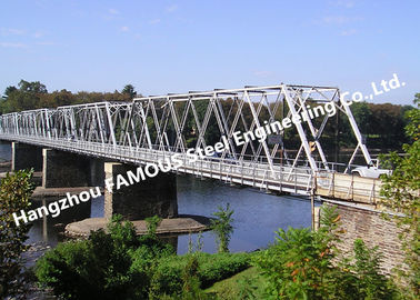 Çin Ağır Yük Kapasitesi ile Yüksek Performanslı Geçici Galvaniz Yüzey Çelik Bailey Köprüsü Tedarikçi