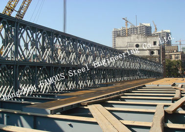 Çin Modern Stil Prefabrik Modüler Çelik Bailey Köprüsü Galvanizli Yüzey İşlemi Tedarikçi
