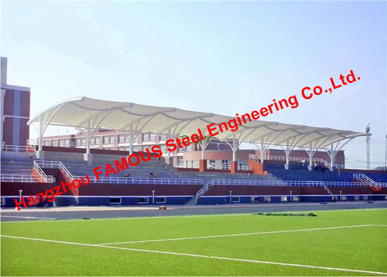 Çin Yüksek Mukavemetli Kumaş PVDF Membran Yapısal Spor Stadyumları İnşaatı Tedarikçi