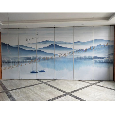 Çin Çin tarzı yüksek akustik performans Odası Bölücüler bölme sürgülü duvar Tedarikçi