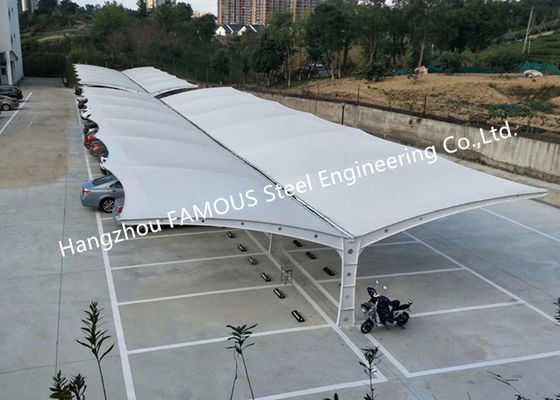 Çin Tek Eğimli Çatı Açık Çelik Membran Yapı Konsol Otopark Barınağı Tedarikçi