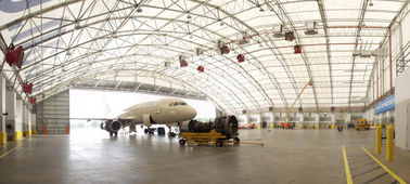 Çin Düzlem Otopark İçin Prefabrik Çelik Boru Makas Uçak Hangar Binaları Tedarik Big Room Tedarikçi