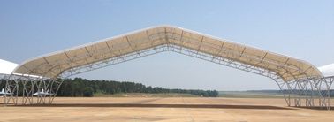 Çin Prefabrike Çelik Boru Taşma Kafesli Uçak Hangar Binaları Tedarikçi