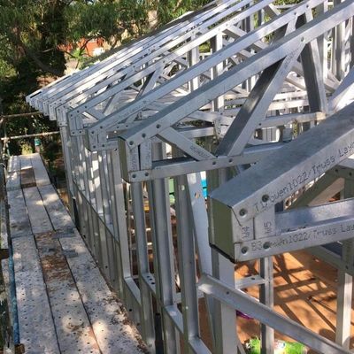 Çin Q235b Nz Standardı ile Hafif Çelik Çerçeve Ev Konut İnşaatı Tedarikçi