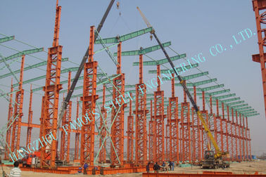 Çin Endüstriyel ASTM Çelik Çerçeveli Binalar, Prefabrik 75 X 120 Multipan Metal Binalarda Tedarikçi