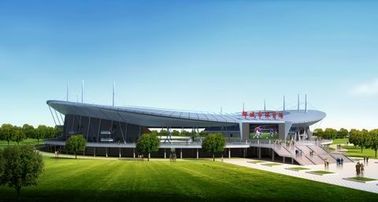 Çin Kaynak, Fren ve Boyama Çelik Boru Metal Kafes Binalar ve Spor Stadyumları Tedarikçi