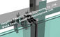 Yapısal Alüminyum Çerçeveli Cam Cephe Düşük E Kaplama Film İzolasyonlu Birleştirilmiş Perde Duvar Sistemi Tedarikçi