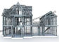 Ünlü Mimari Firması Tarafından Çelik Yapılar ve İnşaat Çelik Çerçeveli Yapı Tasarımı Tedarikçi