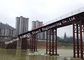 Multispan Tek Kulvar Prefabrik Bailey Çelik Köprü İnşaat Meclisi Tedarikçi