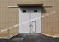 Atölye Erişimli Yaya Kapılı Seksiyonel Yatay Sürgülü Endüstriyel Garaj Kapıları Tedarikçi
