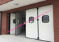 Depo için Katlanır Alüminyum Seal Akordeon Kapılar Çok Paneller Menteşeli Endüstriyel Garaj Kapıları Tedarikçi