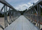 200 Tip Kalıcı Galvanizli Yüzey İşlem Çelik Bailey Köprüsü Çift Sıralı Köprü Tedarikçi