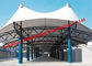 Yapısal Çelik Makas Membran Carports Araba Kanopi Garaj Barınağı Yeni Zelanda Amerika Standardı Tedarikçi