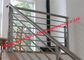 Yuvarlak Veya Dikdörtgen Üst Boru Pürüzsüz 800MM Paslanmaz Çelik Merdiven Küpeşte Korozyon Önleyici Tedarikçi