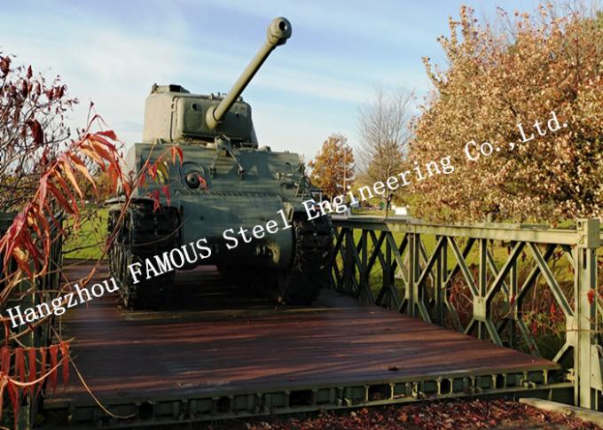 Avrupa AB Standart Askeri Acil Çelik Bailey Köprüsü Zemin Kaplaması Paneli 0