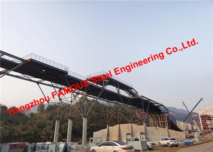 Maden Projesi Taşıma Koridoru Bantlı Konveyör Gallary İmalatı Endüstriyel Çelik Yapılar 0