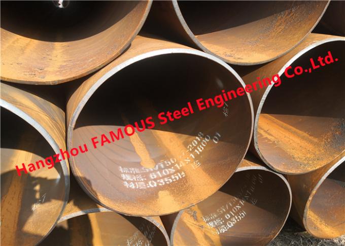 SY/T5040-92 Temel İnşaatı İçin Hidrolik Spiral Karbon Çelik Boru 0