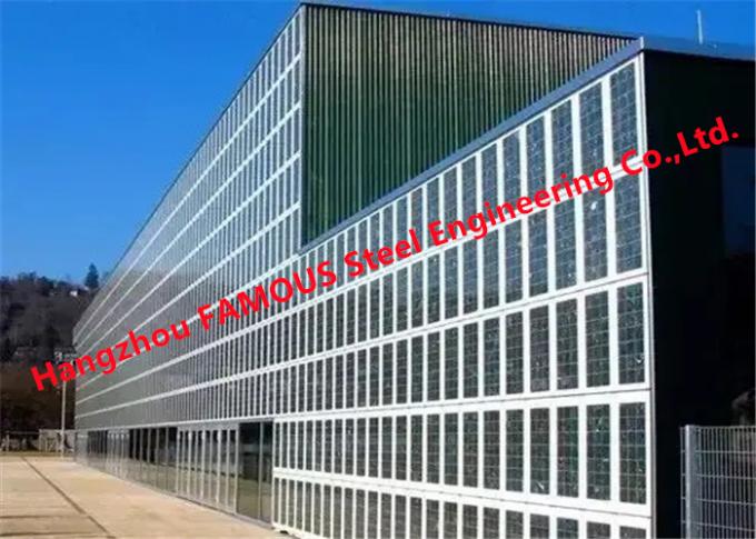 Ofis Binası İçin Güneş Enerjili Bina Entegre Fotovoltaik Katlanır Perde Duvar 0