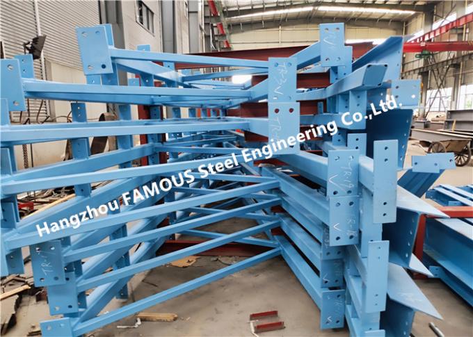 Özelleştirilmiş Fabrikasyon Çelik Kafes Yapısı Q235B Q345B 0
