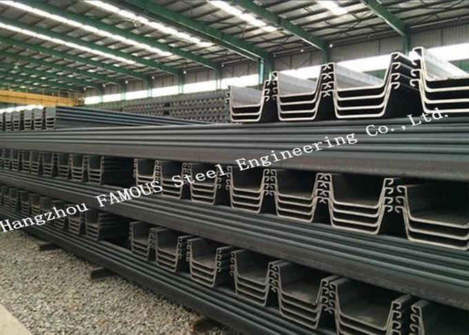 Çin yüksek kaliteli U tipi sac kazık sıcak haddelenmiş LARSSEN çelik kazıklar 12