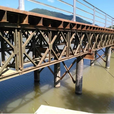 Çin Galvanizli Modüler Prefabrik Çelik Bailey Köprüsü Geçici Acil Mabey Paneli Tedarikçi