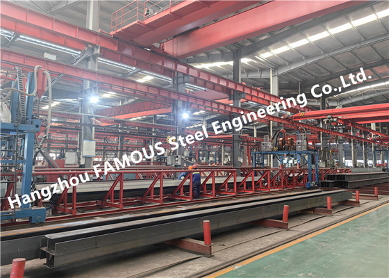 Çin Kuzey Amerika Fabrikasyon Çelik Yapı Elemanları İnşaatı Q345b Galvanizli Tedarikçi
