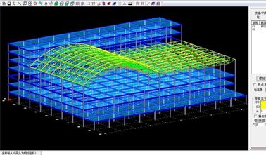 Çin Auto CAD ve 3D ile Hafif Endüstriyel Çelik Yapı Prefabrik Tekla Design Tedarikçi