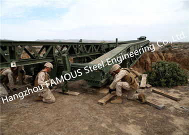 Çin Kolay Kurulum Geçici Çelik Yapı Bailey Köprüsü Askeri Uygulaması Tedarikçi
