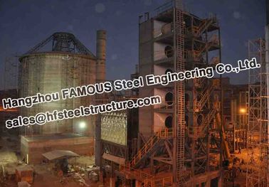 Çin Endüstriyel Yapısal Çelik Fabrikasyon Bolivya Çimento Fabrikası Tedarikçi