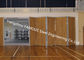 Konferans Salonu İçin PVC Panel Katlanır Kapılar Ses Geçirmez Sürgülü Akordeon Bölme Kapıları Tedarikçi