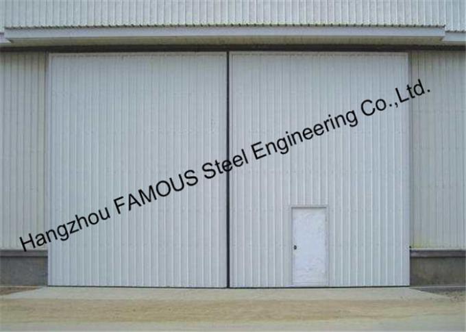 Özelleştirilmiş Alüminyum Alaşımlı Cam Endüstriyel Sürgülü Garaj Kapıları Toz Boya 0