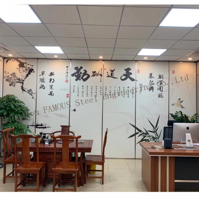 Çin tarzı yüksek akustik performans Odası Bölücüler bölme sürgülü duvar 2