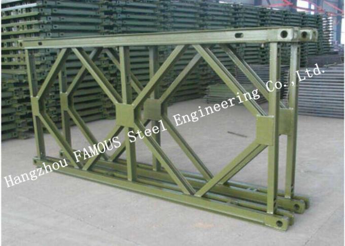 10 Takım Çelik Bailey Köprüsü Prefabrik Galvanizli 200 # TSR Q345B 0