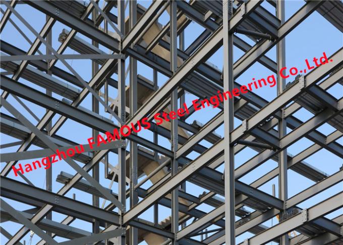 Özelleştirilmiş Q355B Çelik Yapı Atölyesi Depo Binaları ISO9001 0