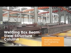 6 x 4.5 x 3.2m büyüklüğündeki çelik kutu kirişli havaalanı mühendislik öncesi binası