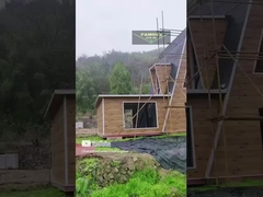 Eu Standart Enerji Tasarrufu Hafif Çelik Q345b Ön Yapı Ev İnşaatı Modüler