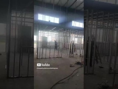 Modüler Ev Lüks Üç Katlı Hafif Çelik Villa Modern Prefabrik Hafif Ölçer Galvanizli Saplamalar