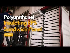 Gürültülü çelik çatı levhası Metal çatı levhaları Sandviç paneli EPS PU kaya yünü