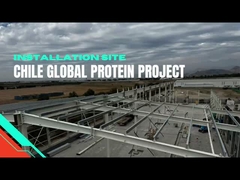 Galvanizli Q355b Çelik Yapı Üyeler Üretim Çelik Depo Binaları